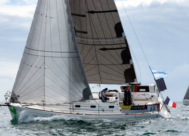 photo prise en navigation avec le support de panneau incliné à l'arrière