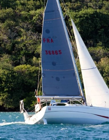 photo prise en navigation avec le support de panneau incliné à l'arrière