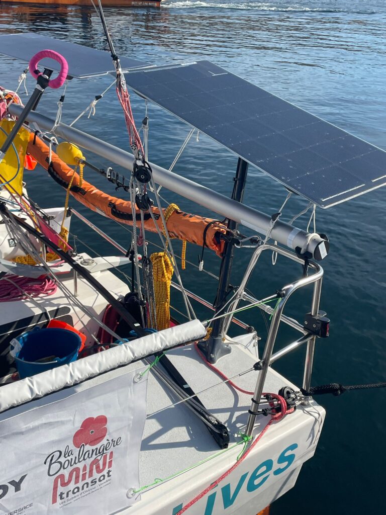 Support de panneau solaire bateau